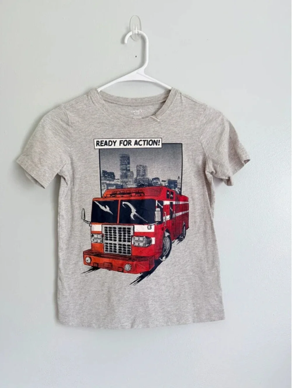 Carter’s Fire Truck Graphic Tee – Size 10